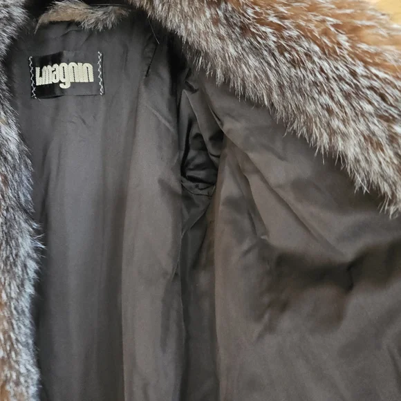 Silver Fox Fur Stroller, I Magnin - Picture 6 of 9